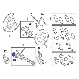 Toyota OE - Parking Brake Actuator O-Ring