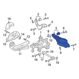 Toyota OE - Rear Right Upper Suspension Control Arm