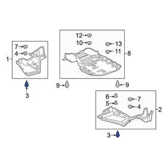 Toyota OE - Floor Pan Splash Shield Clip