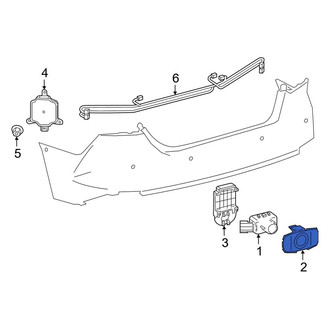 Toyota OE - Front Outer Parking Aid Sensor Housing
