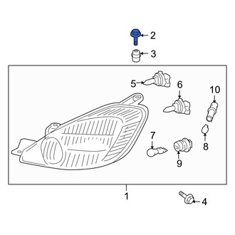 Toyota OE - Bumper Cover Screw