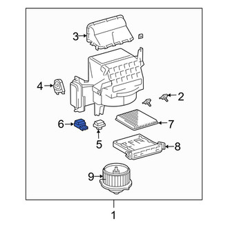Toyota OE - Rear HVAC Blower Motor Control Module