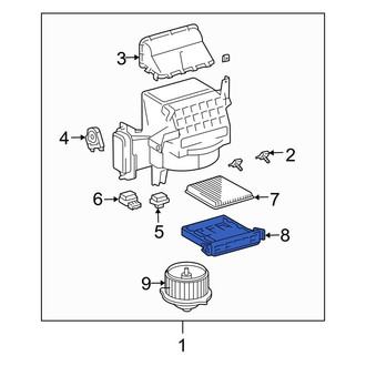 Toyota OE - Cabin Air Filter Case