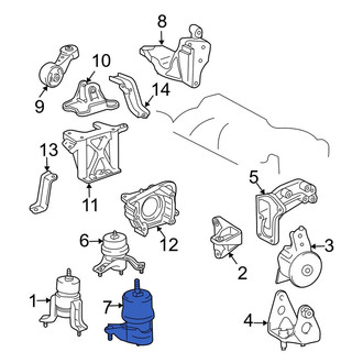 Toyota OE - Left Engine Mount