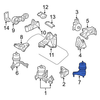 Toyota OE - Left Engine Mount