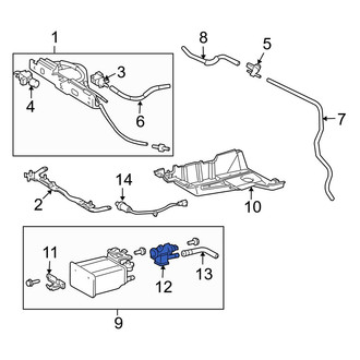 Toyota OE - Exhaust Gas Recirculation (EGR) Vacuum Delay Valve