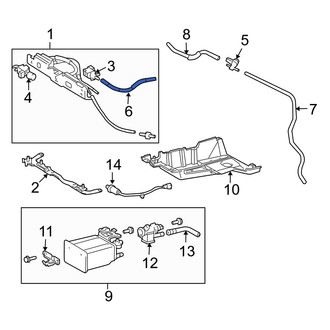 Toyota OE - Evaporative Emissions System Lines