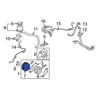 Toyota OE - Power Steering Pump Pulley