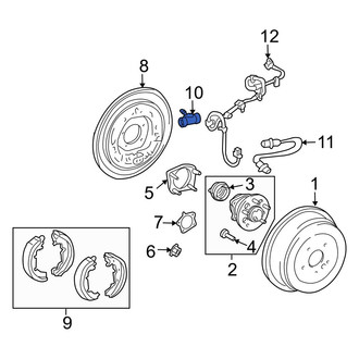 Toyota OE - Rear Drum Brake Wheel Cylinder
