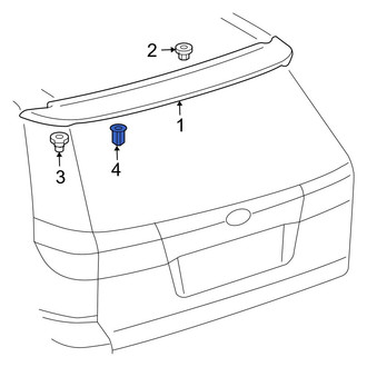 Toyota OE - Grille Nut