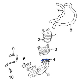 Toyota OE - Upper Engine Oil Cooler Gasket