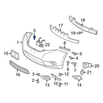 Toyota OE - Bumper Cover Retainer