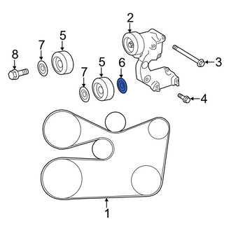Toyota OE - Inner Accessory Drive Belt Idler Pulley Washer