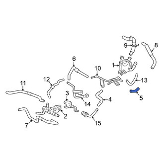 Toyota OE - Automatic Transmission Oil Cooler Hose