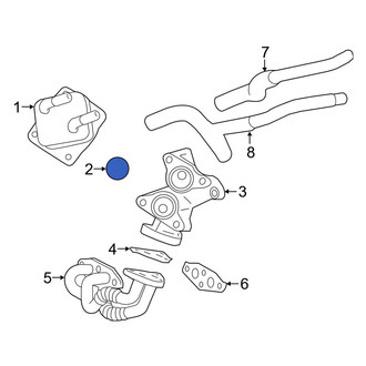 Toyota OE - Engine Oil Cooler O-Ring