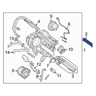 Toyota OE - HVAC Blower Motor Mounting Plate