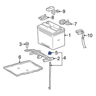 Toyota OE - Battery Hold Down Nut