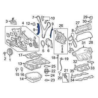 Toyota OE - Upper Engine Timing Chain Guide