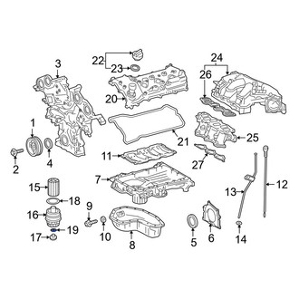 Toyota OE - Engine Oil Filter Housing Cover Drain Plug O-Ring