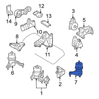 Toyota OE - Left Engine Mount