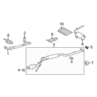 Toyota OE - Rear Catalytic Converter Gasket