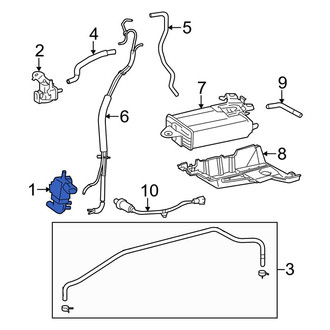 Toyota OE - Exhaust Gas Recirculation (EGR) Vacuum Delay Valve