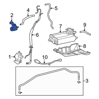 Toyota OE - Exhaust Gas Recirculation (EGR) Vacuum Delay Valve