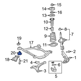 Toyota OE - Rear Right Engine Cradle Insulator