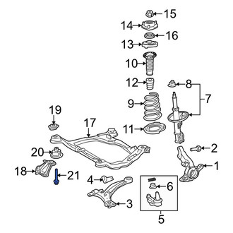 Toyota OE - Engine Cradle Bolt