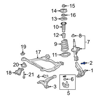 Toyota OE - Suspension Strut Bolt