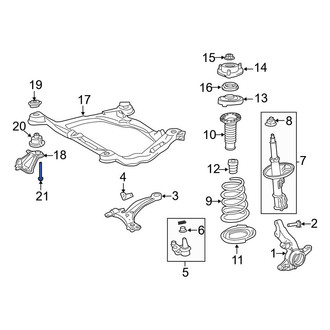 Toyota OE - Engine Cradle Bolt