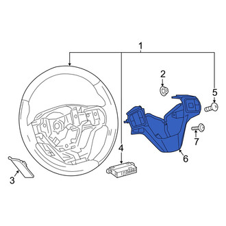 Toyota OE - Steering Wheel Radio Controls