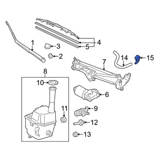 Toyota OE - Front Windshield Washer Nozzle