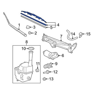 Toyota OE - Right Wiper Blade
