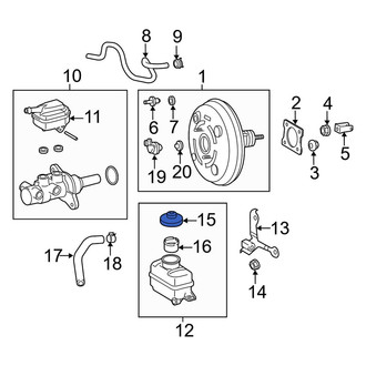Toyota OE - Brake Master Cylinder Reservoir Cap