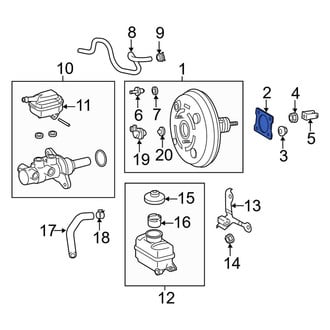 Toyota OE - Power Brake Booster Gasket