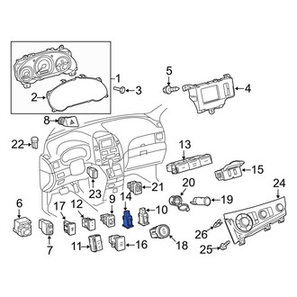 Toyota OE - Tire Pressure Monitoring System (TPMS) Reset Switch
