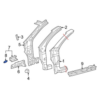 Toyota OE - Frame Side Member Reinforcement