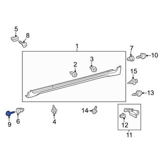 Toyota OE - Mud Flap Screw