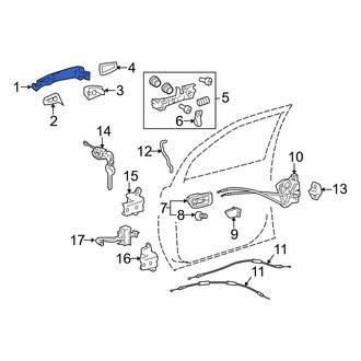 Toyota OE - Front Outer Exterior Door Handle