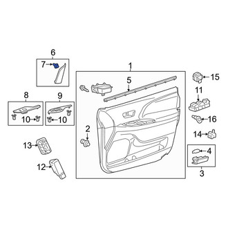 Toyota OE - Center Liftgate Trim Panel Clip