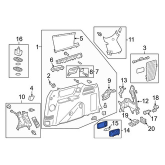 Toyota OE - Rear Cargo Area Light