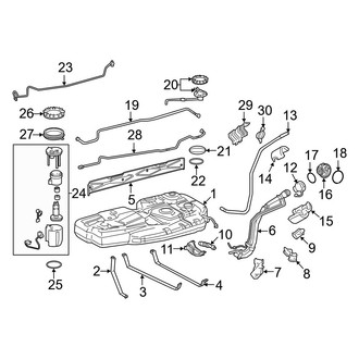 Toyota OE - Outer Fuel Tank Filler Neck Retaining Ring