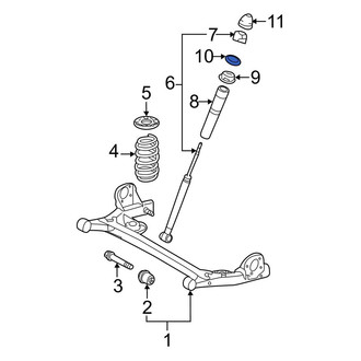 Toyota OE - Front Lower Suspension Strut Mount Reinforcement