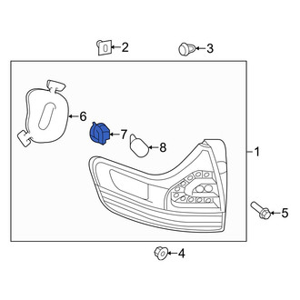 Toyota OE - Rear Tail Light Socket