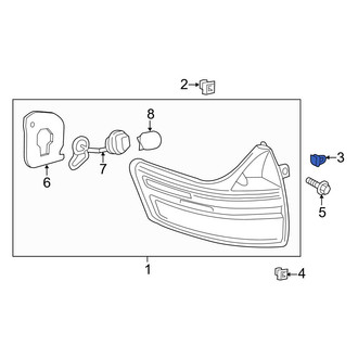Toyota OE - Outer Tail Light Clip