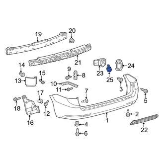 Toyota OE - Front Parking Aid Sensor Housing