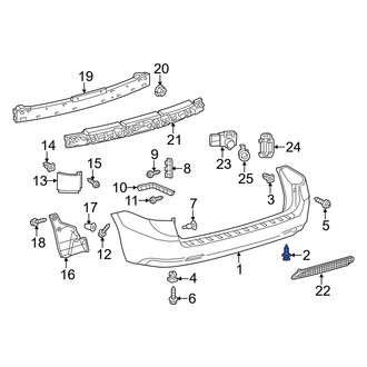 Toyota OE - Fender Liner Retainer