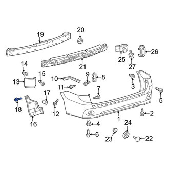 Toyota OE - Radiator Support Splash Shield Screw