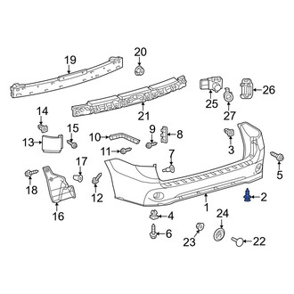 Toyota OE - Quarter Panel Splash Shield Clip